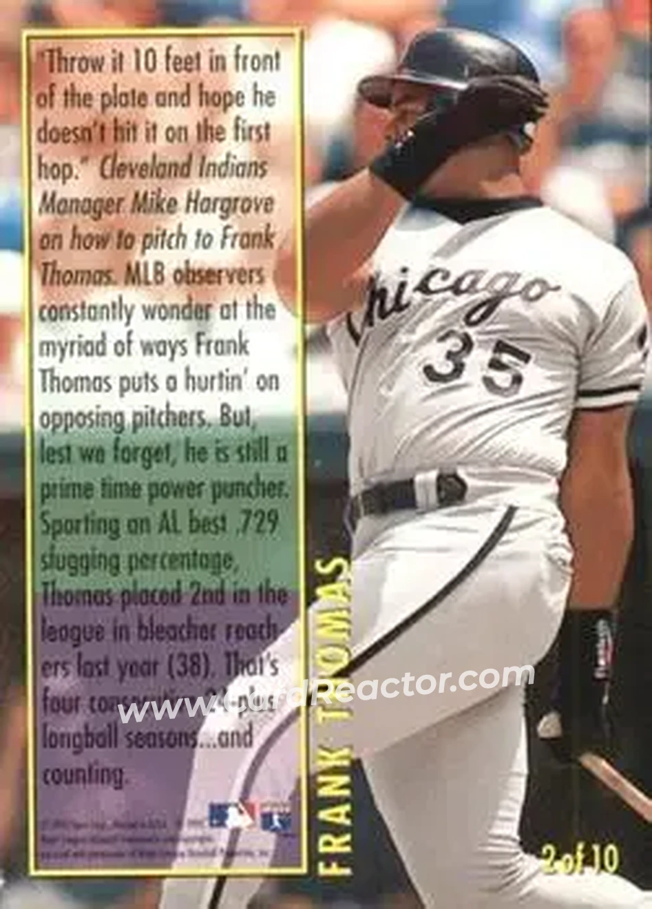 Back of Frank Thomas