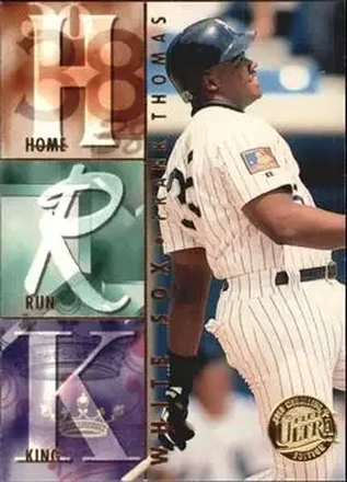 1995 Ultra #2 Home Run Kings Gold Medallion Frank Thomas