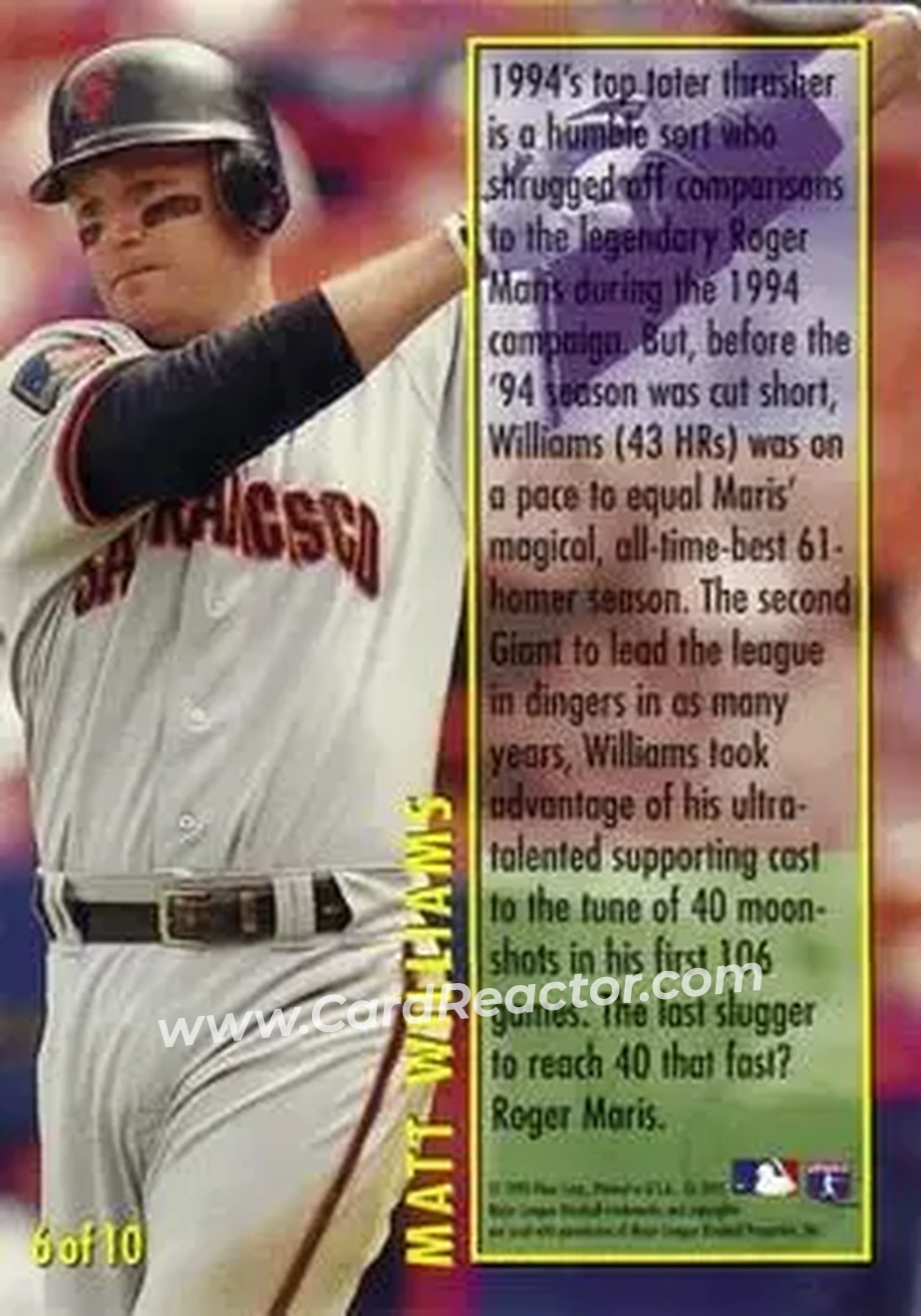 Back of Matt Williams