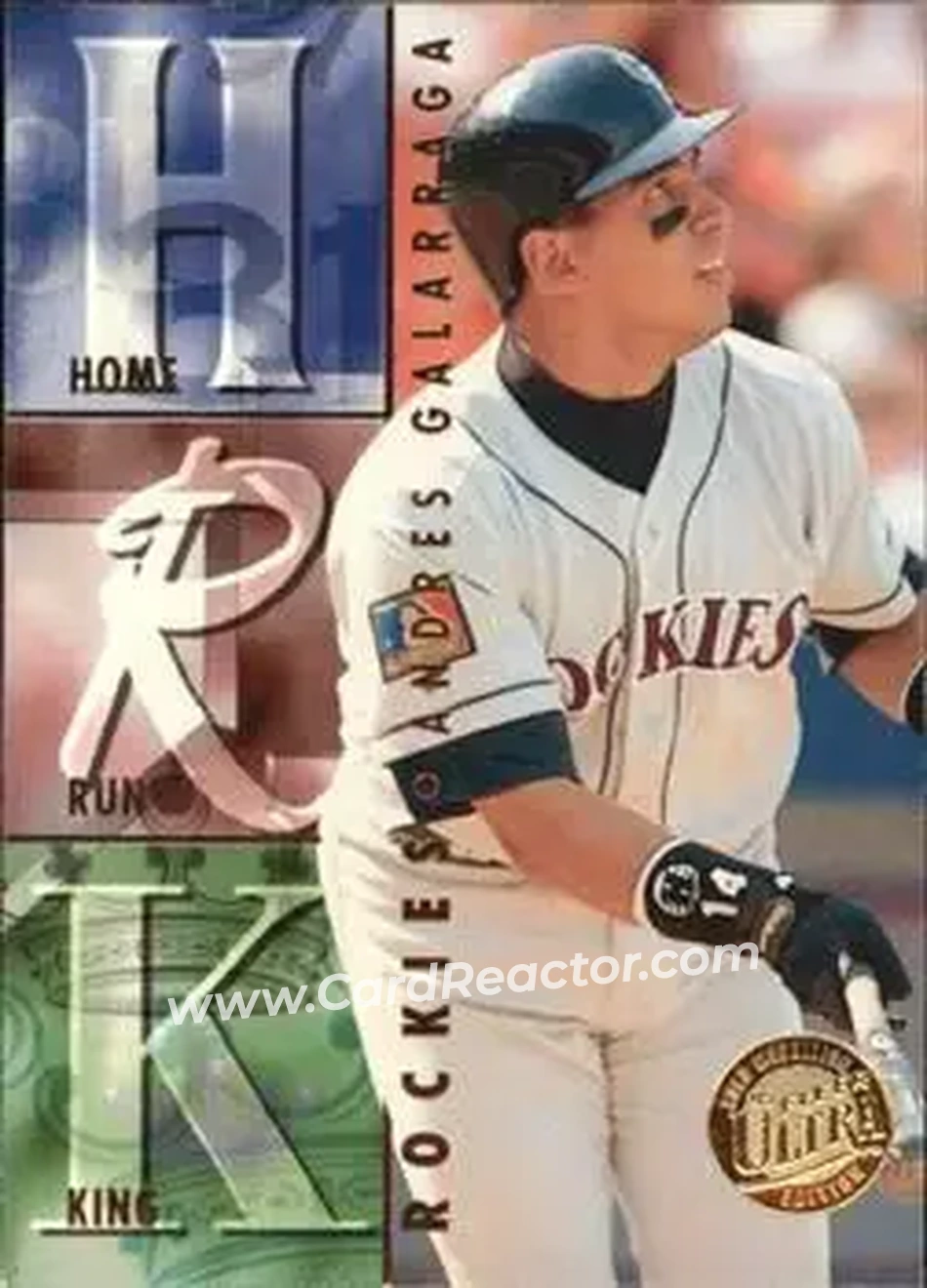 Front of Andres Galarraga