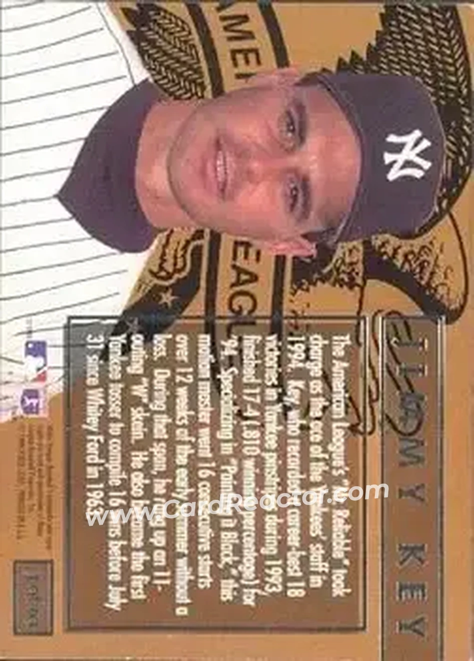 Back of Jimmy Key