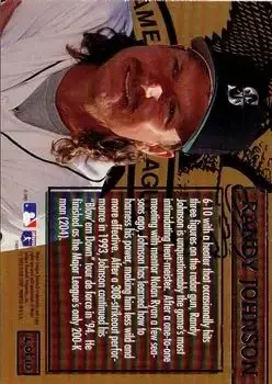 1995 Ultra - League Leaders Gold Medallion #4 - Randy Johnson - Seattle Mariners - Back 1995 Ultra - League Leaders Gold Medallion #4 - Randy Johnson - Seattle Mariners - Back