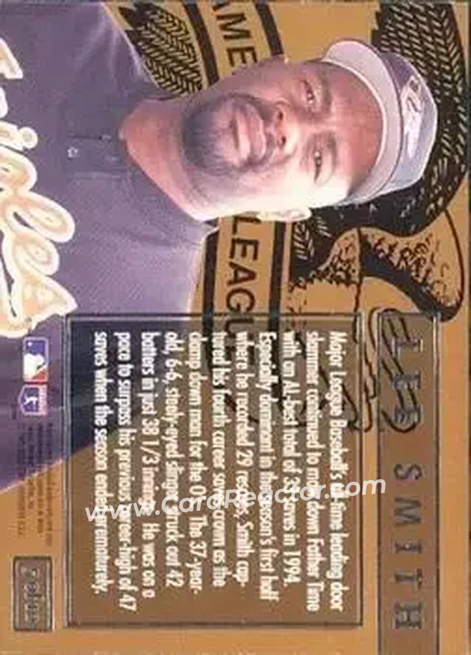 Back of Lee Smith