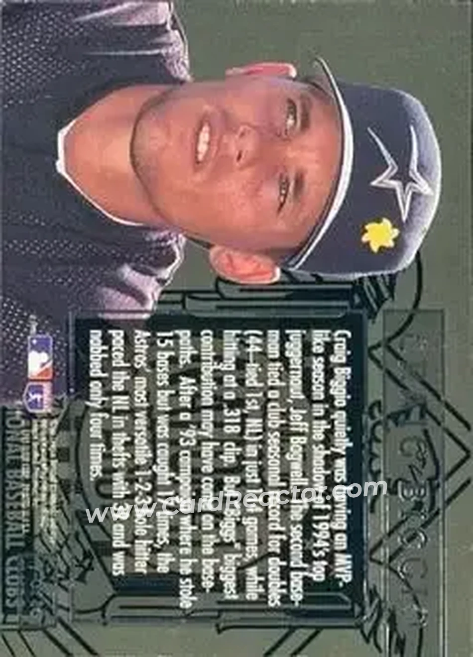Back of Craig Biggio