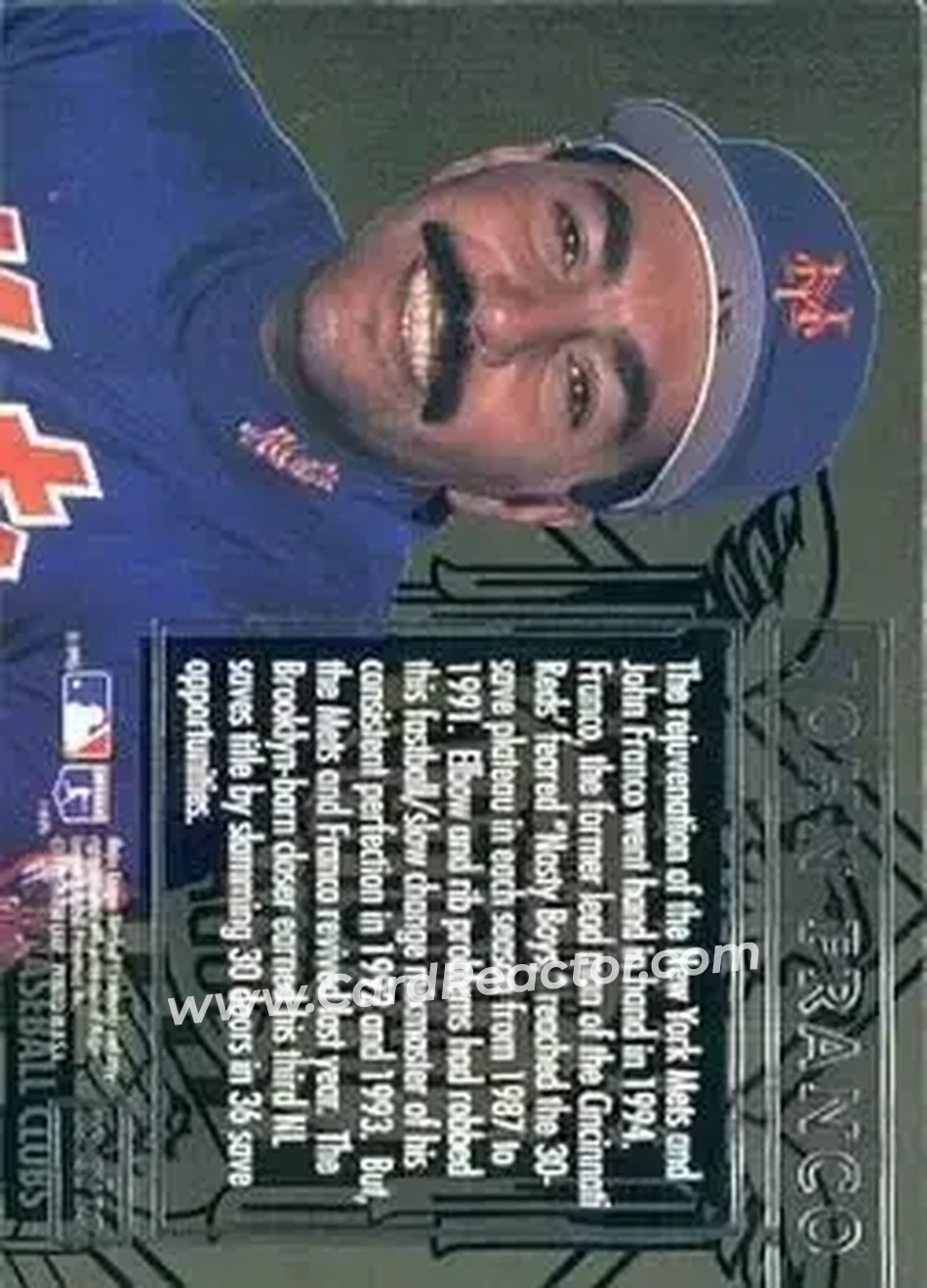 Back of John Franco