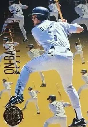 1995 Ultra #3 On-Base Leaders Gold Medallion Craig Biggio