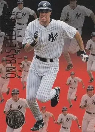 1995 Ultra #9 On-Base Leaders Gold Medallion Paul O'Neill