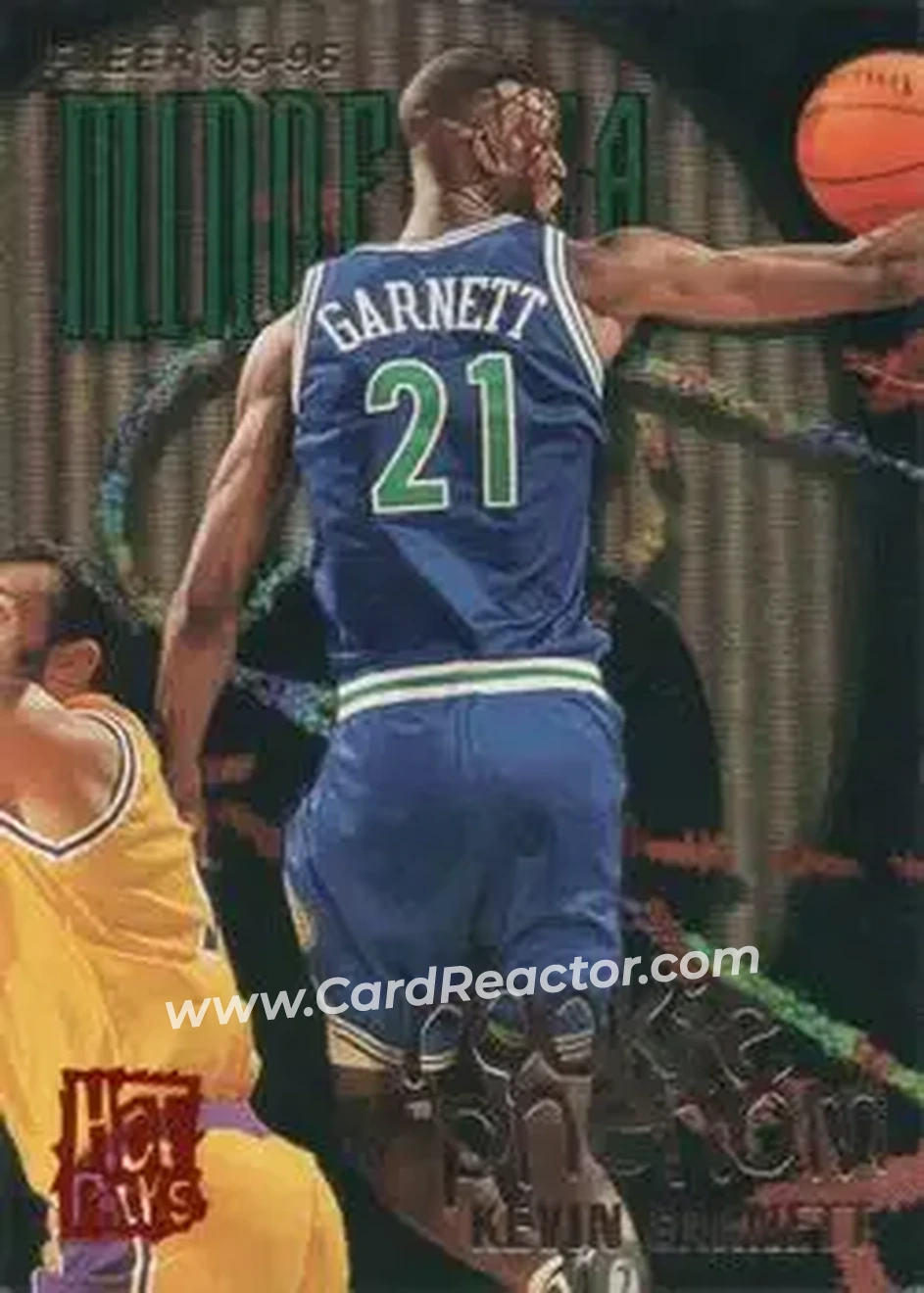 Front of Kevin Garnett