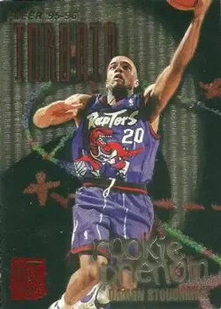 1995-96 Fleer European #497 Hot Packs Damon Stoudamire