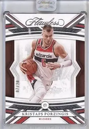 2022-23 Panini Flawless #4 Kristaps Porziņģis