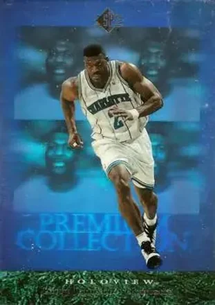 1995-96 SP #3 Premium Collection Holoview Larry Johnson