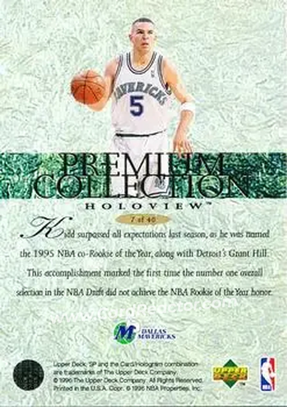 Back of Jason Kidd