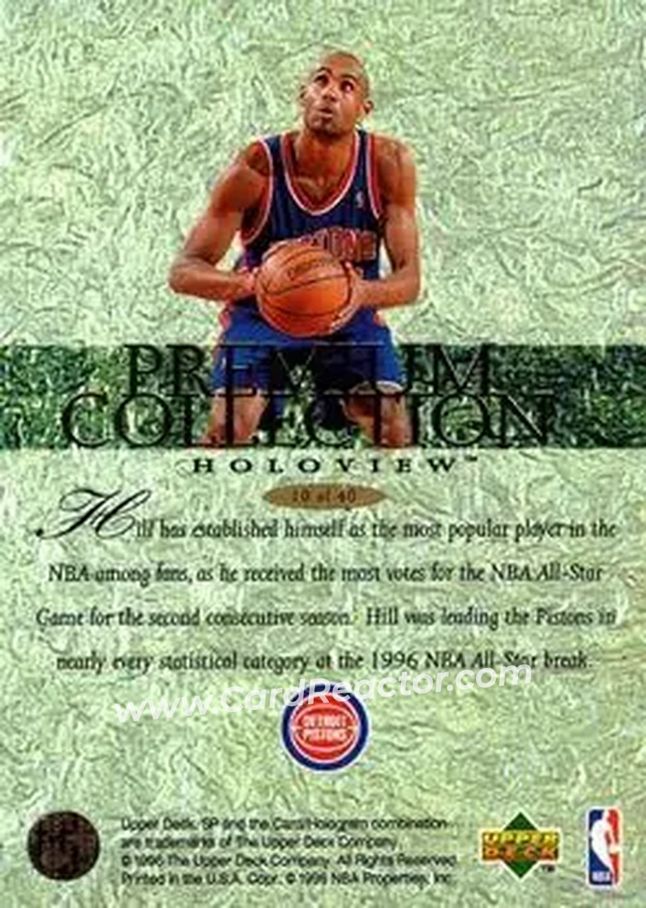 Back of Grant Hill