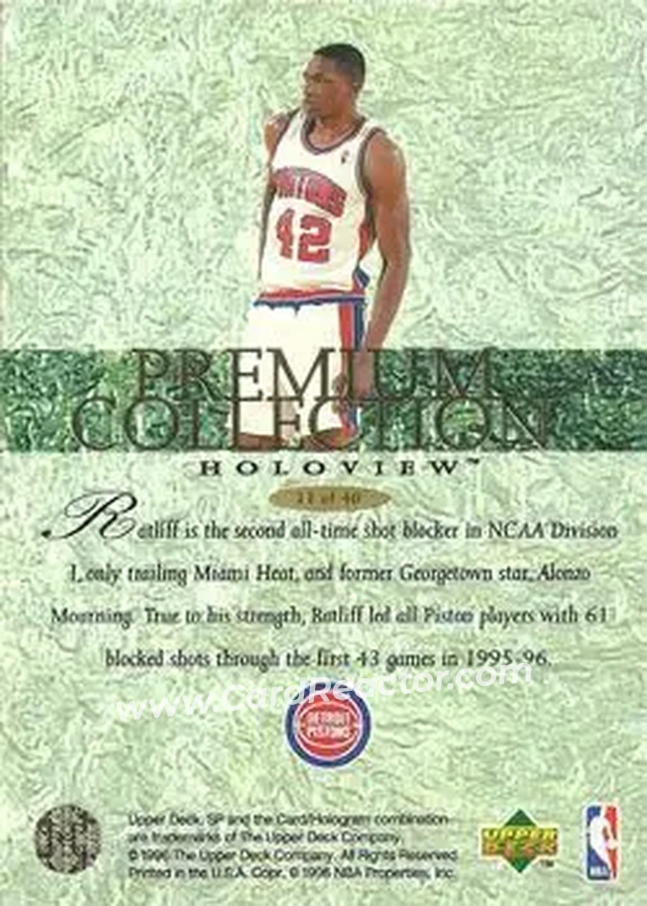 Back of Theo Ratliff