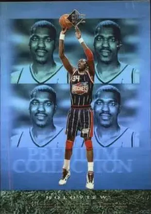 1995-96 SP #14 Premium Collection Holoview Hakeem Olajuwon