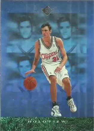 1995-96 SP #16 Premium Collection Holoview Brent Barry