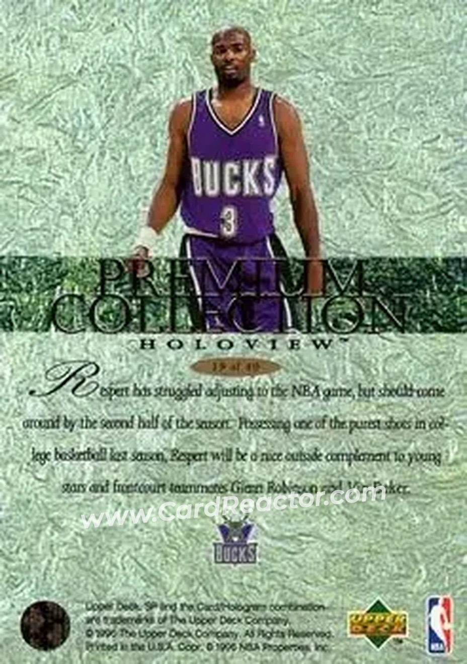 Back of Shawn Respert