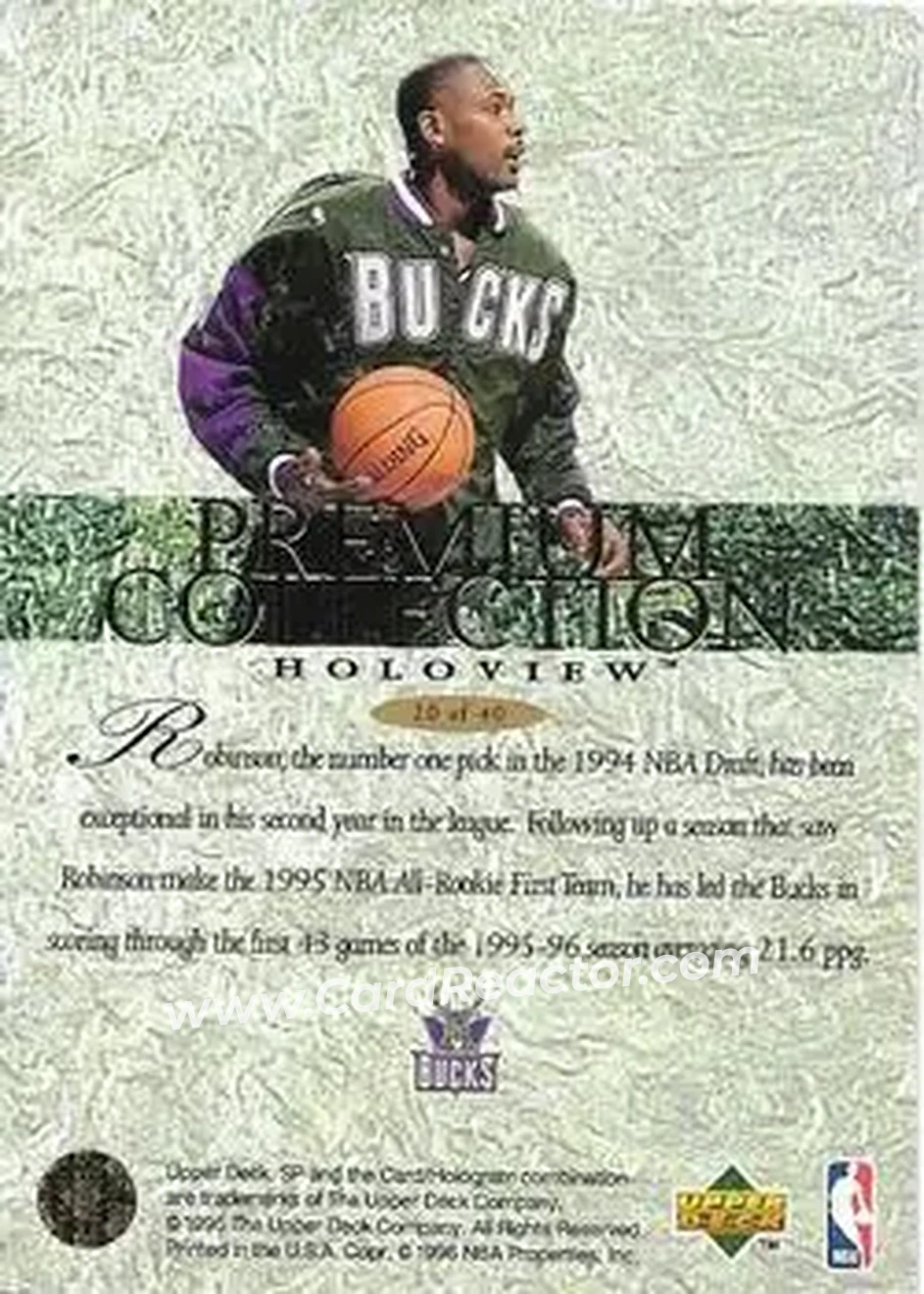 Back of Glenn Robinson