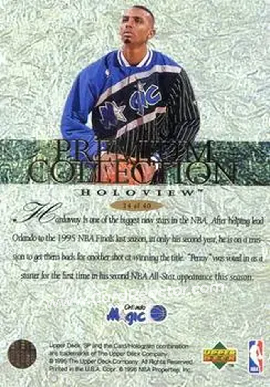 Back of Anfernee Hardaway