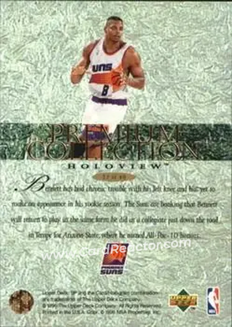 Back of Mario Bennett