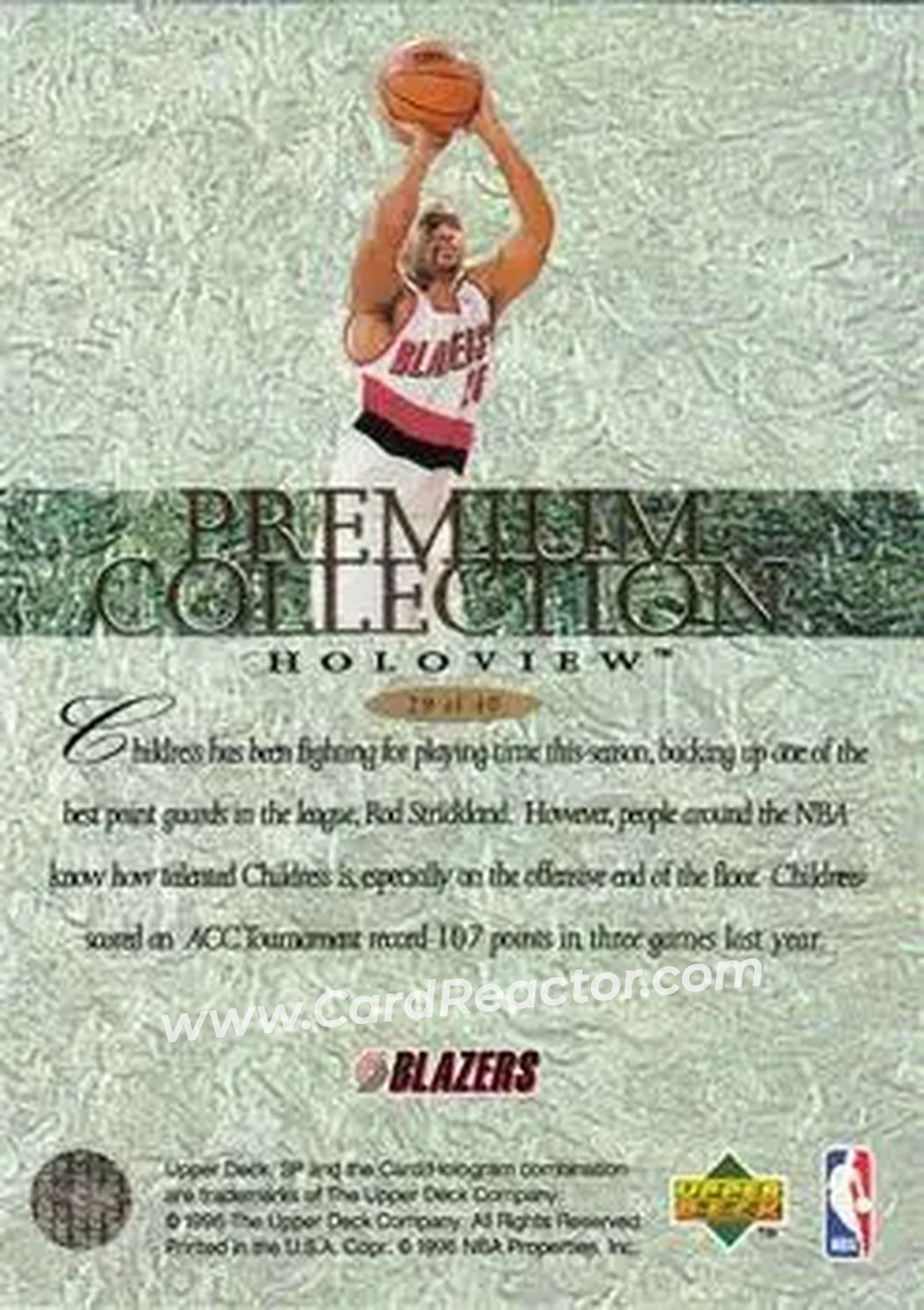 Back of Randolph Childress