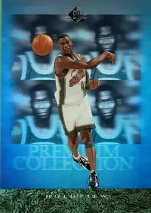 1995-96 SP #35 Premium Collection Holoview Shawn Kemp