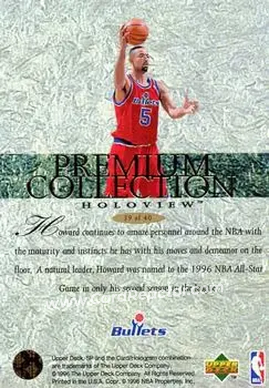 Back of Juwan Howard