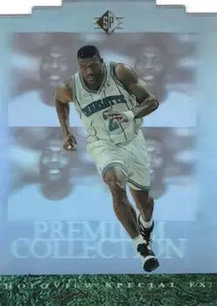 1995-96 SP #3 Premium Collection Holoview Special F/X Larry Johnson
