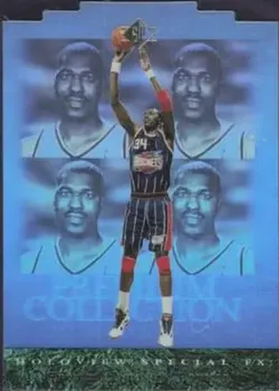 1995-96 SP #14 Premium Collection Holoview Special F/X Hakeem Olajuwon
