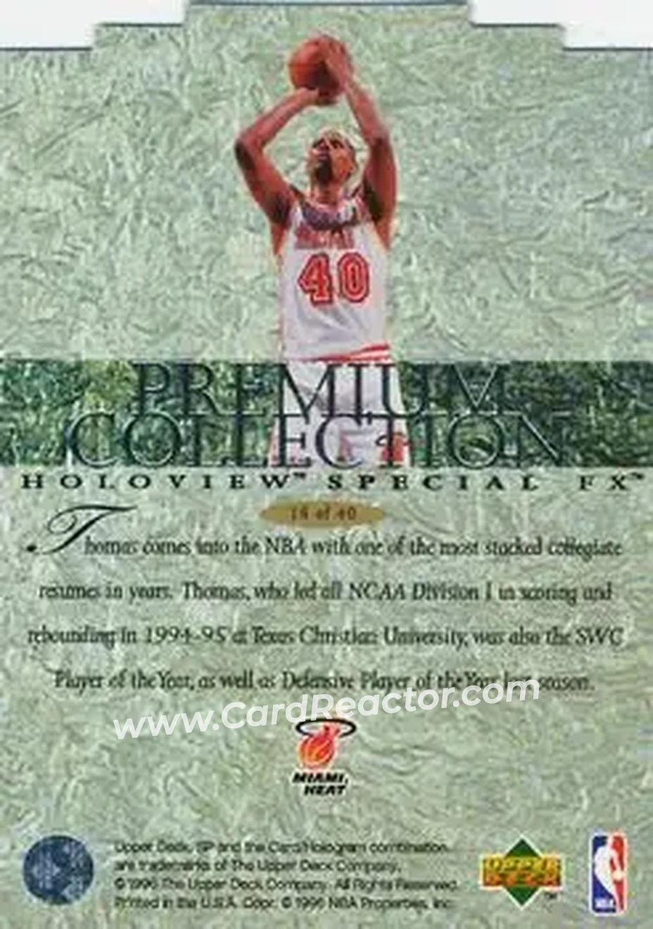 Back of Kurt Thomas