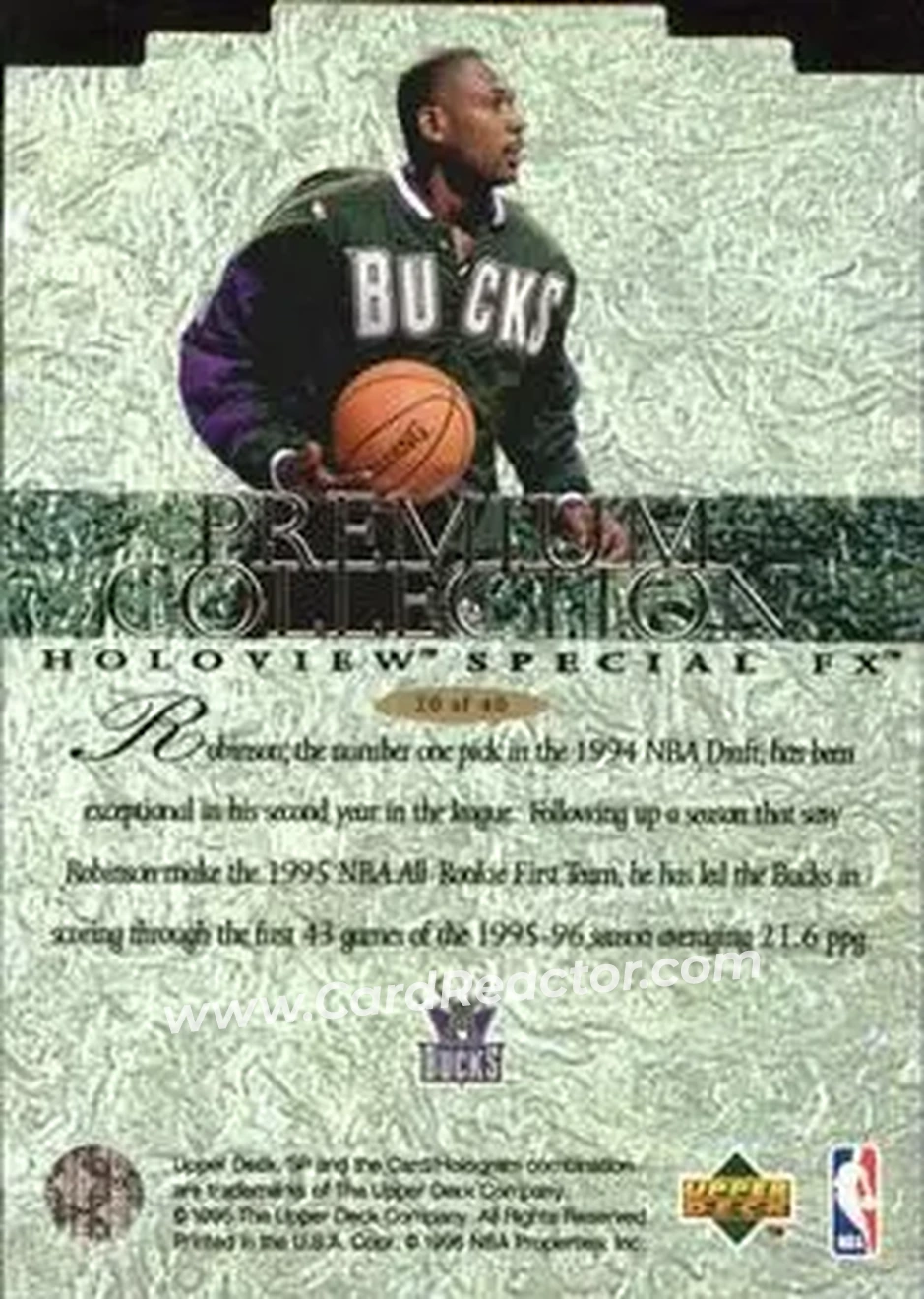 Back of Glenn Robinson