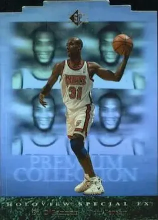 1995-96 SP #22 Premium Collection Holoview Special F/X Ed O'Bannon