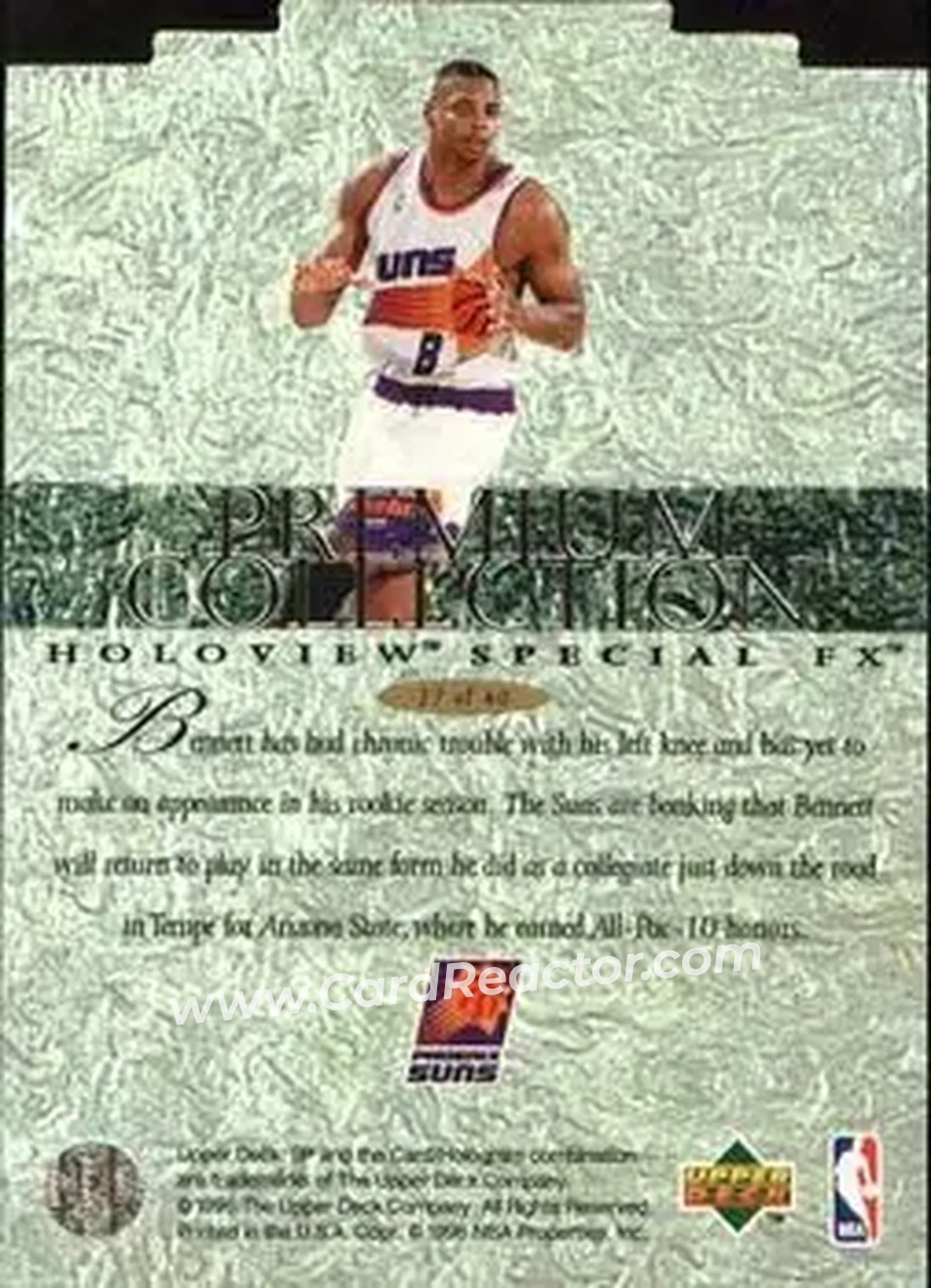 Back of Mario Bennett