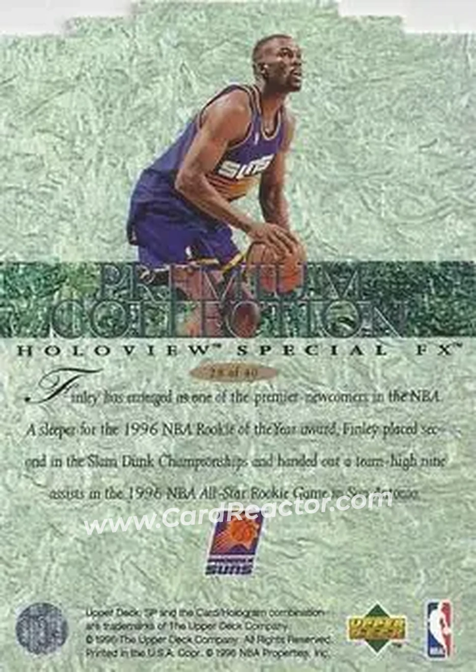 Back of Michael Finley