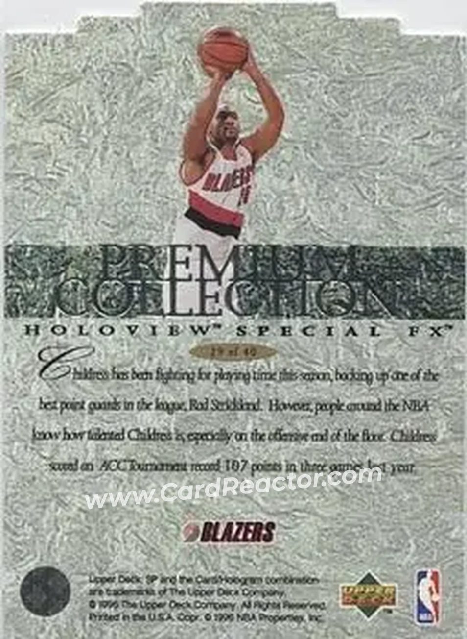 Back of Randolph Childress