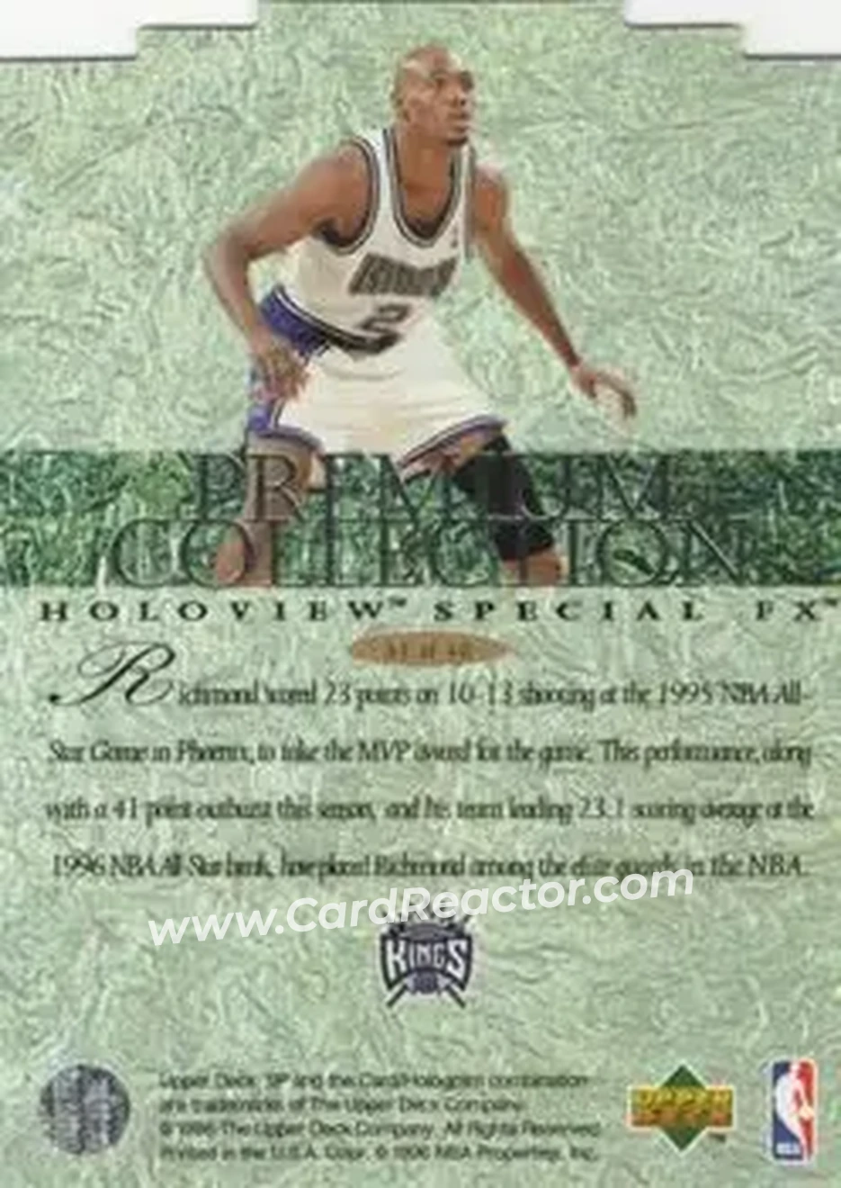 Back of Mitch Richmond