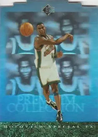 1995-96 SP #35 Premium Collection Holoview Special F/X Shawn Kemp