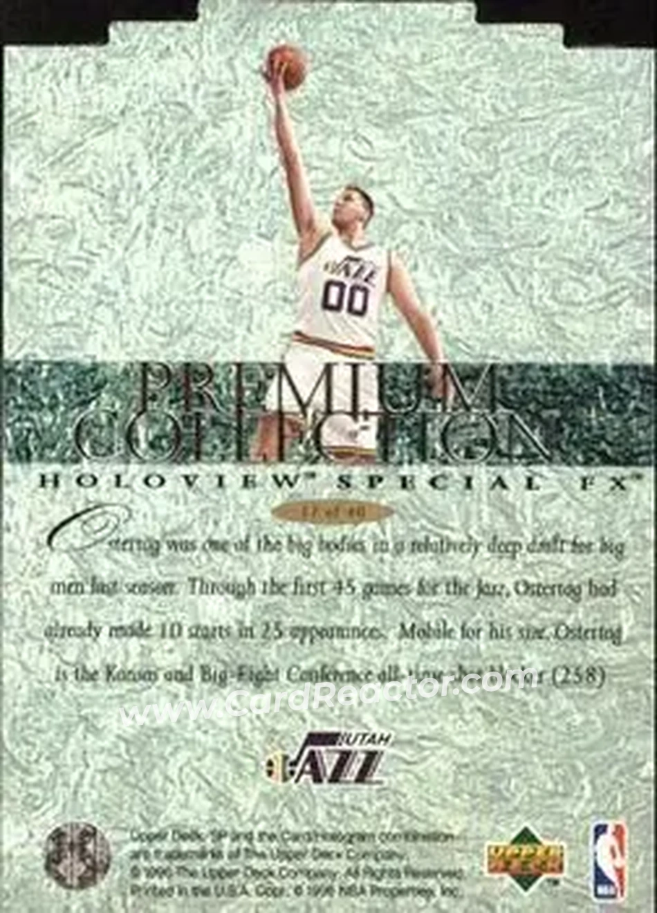 Back of Greg Ostertag