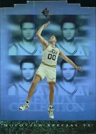 1995-96 SP #37 Premium Collection Holoview Special F/X Greg Ostertag