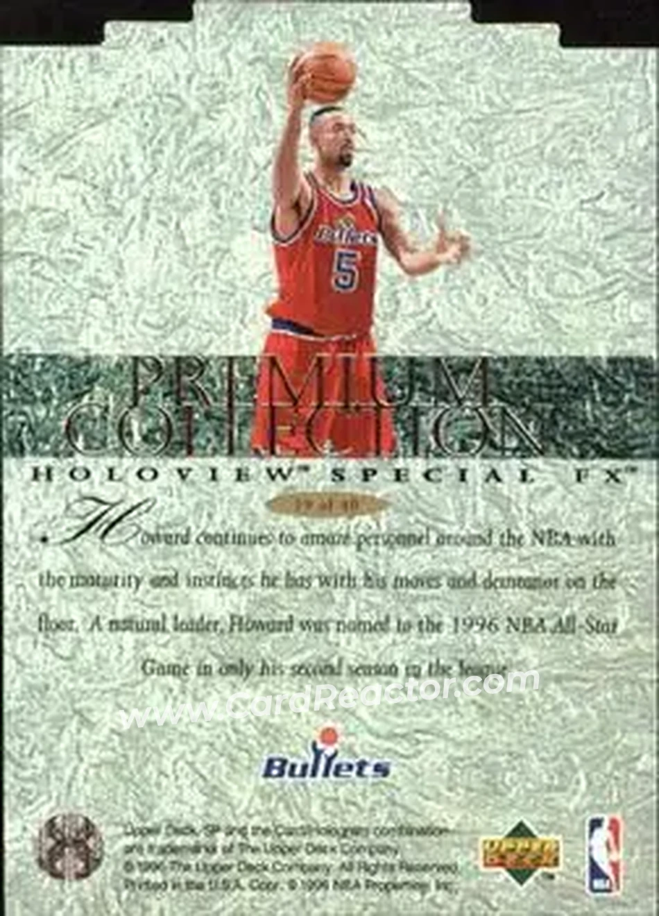 Back of Juwan Howard
