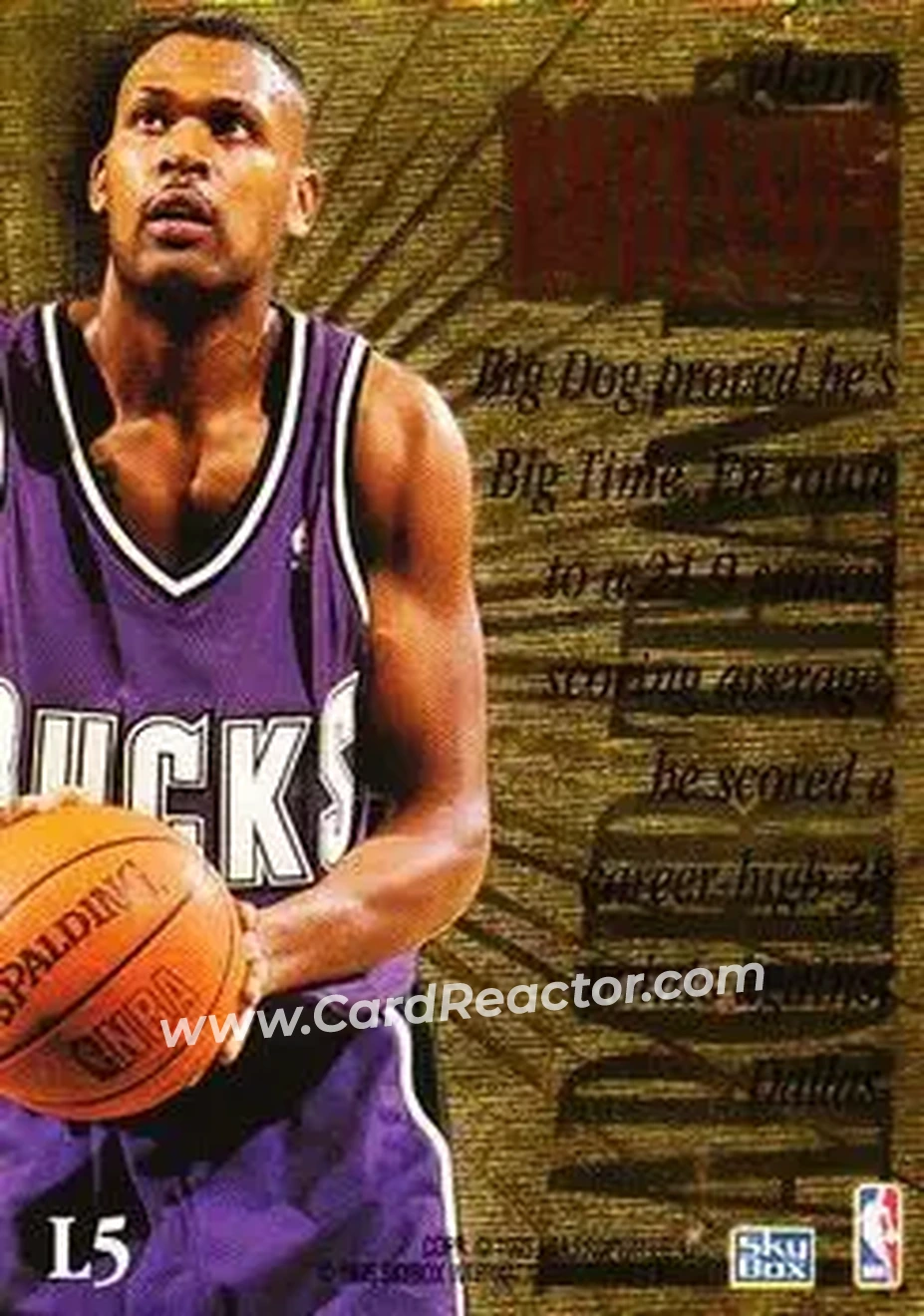 Back of Glenn Robinson