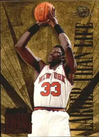 1995-96 SkyBox Premium #L6 Larger Than Life Patrick Ewing