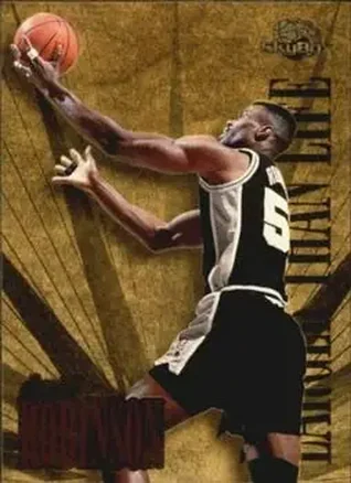 1995-96 SkyBox Premium #L9 Larger Than Life David Robinson