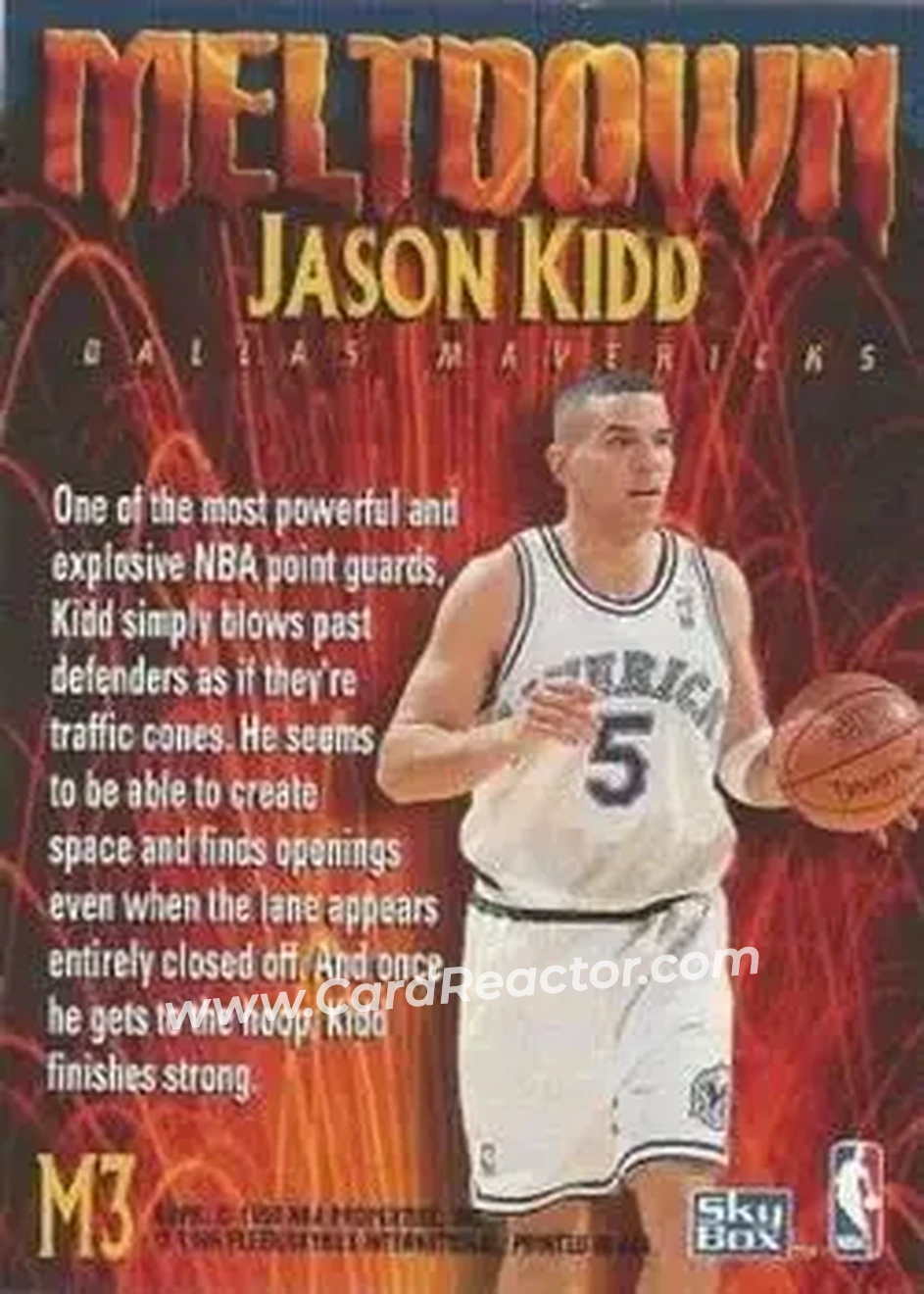 Back of Jason Kidd