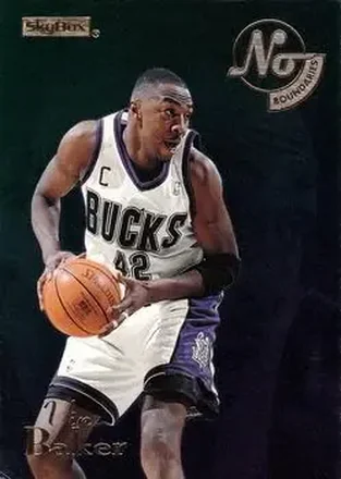 1995-96 SkyBox E-XL #5 No Boundaries Vin Baker