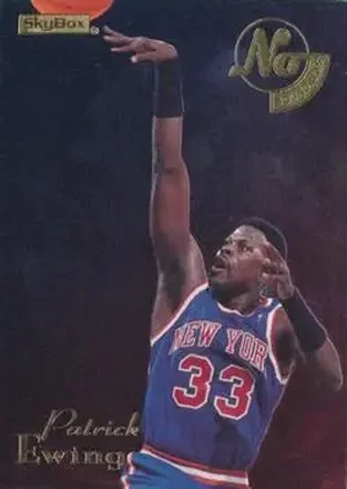 1995-96 SkyBox E-XL #6 No Boundaries Patrick Ewing