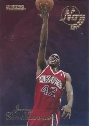 1995-96 SkyBox E-XL #8 No Boundaries Jerry Stackhouse