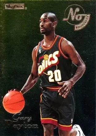 1995-96 SkyBox E-XL #9 No Boundaries Gary Payton