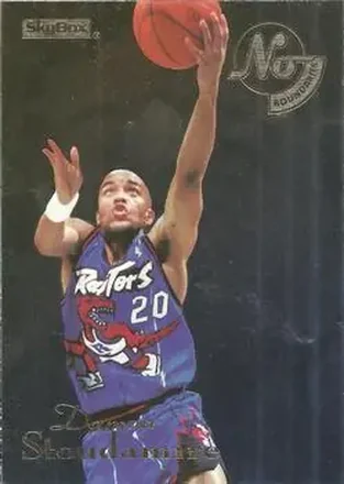 1995-96 SkyBox E-XL #10 No Boundaries Damon Stoudamire