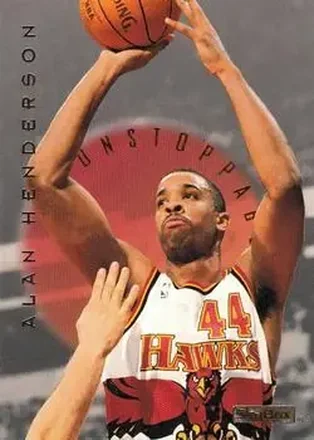 1995-96 SkyBox E-XL #1 Unstoppable Alan Henderson